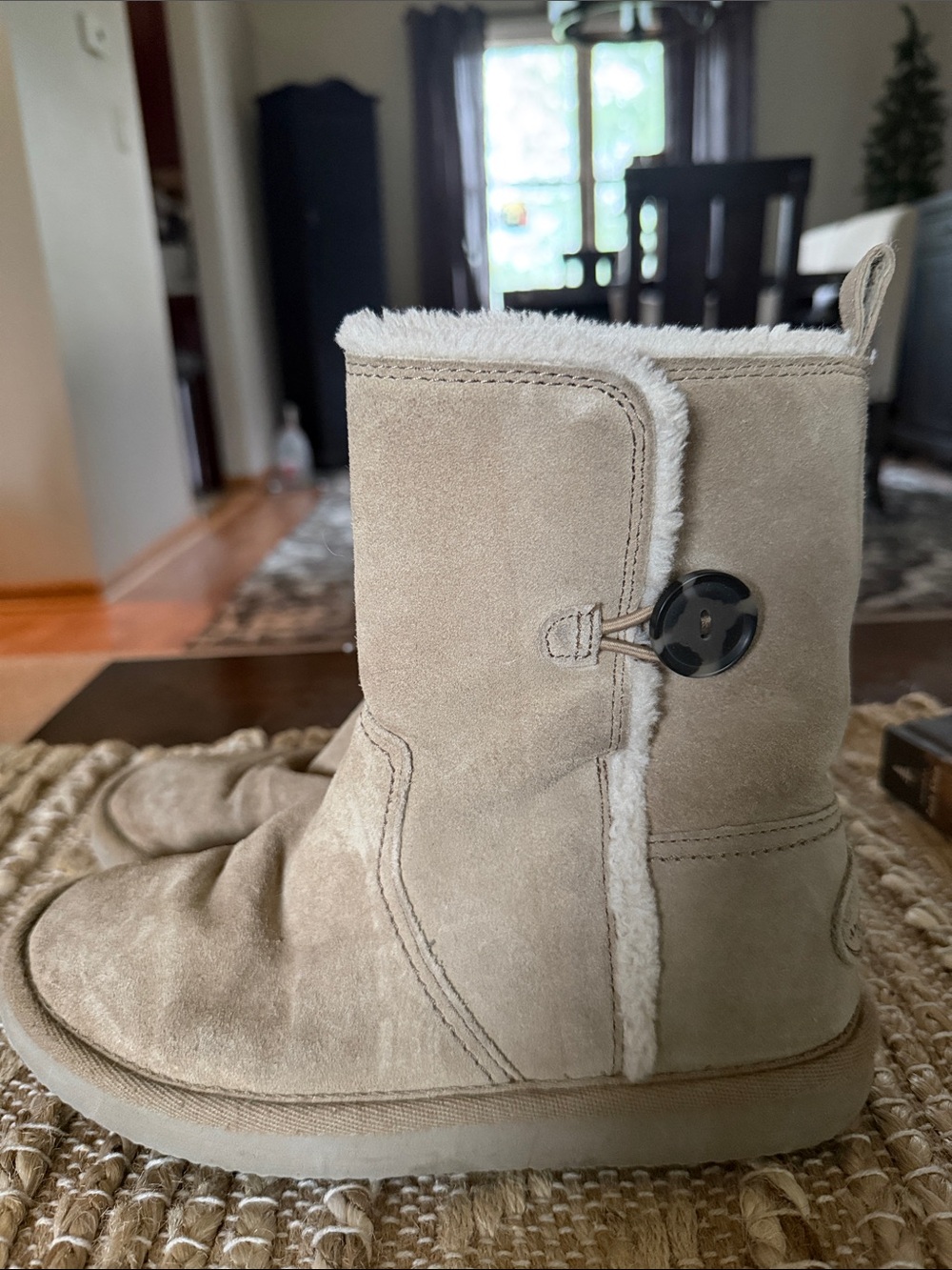 American Eagle Cozy Suede Winter Boot - Tan